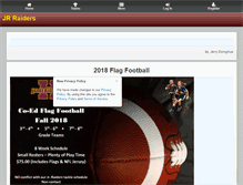 Tablet Screenshot of jrraiders.org